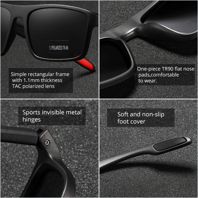 ZYREL KDEAM - Classic Retro Polarized Sunglasses UV400 Protection Unisex