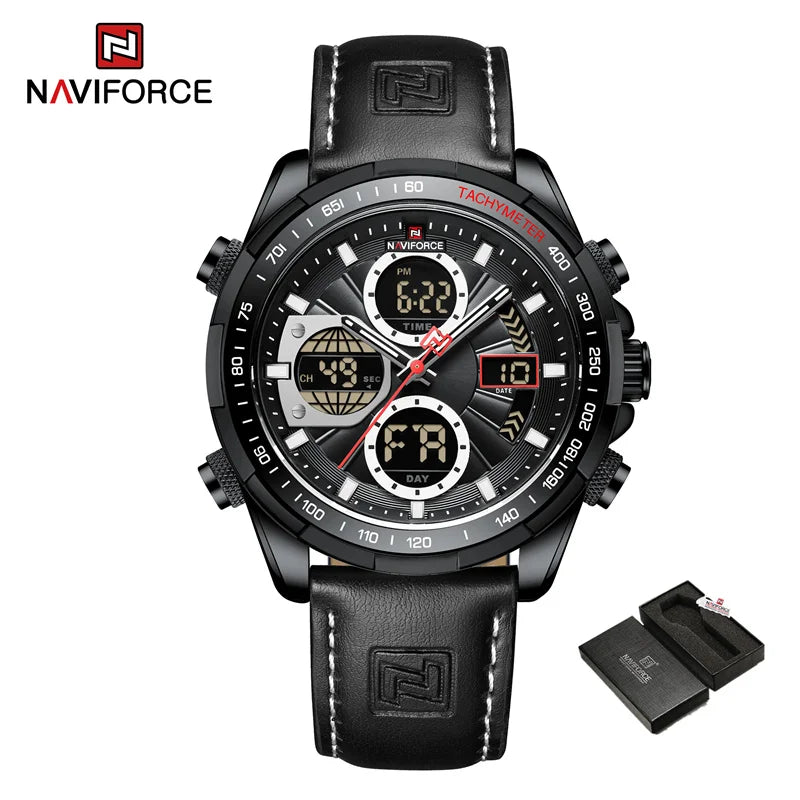 ZYREL NAVIFORCE - Commander Chronograph Military Sport Aesthetic with Executive Finish