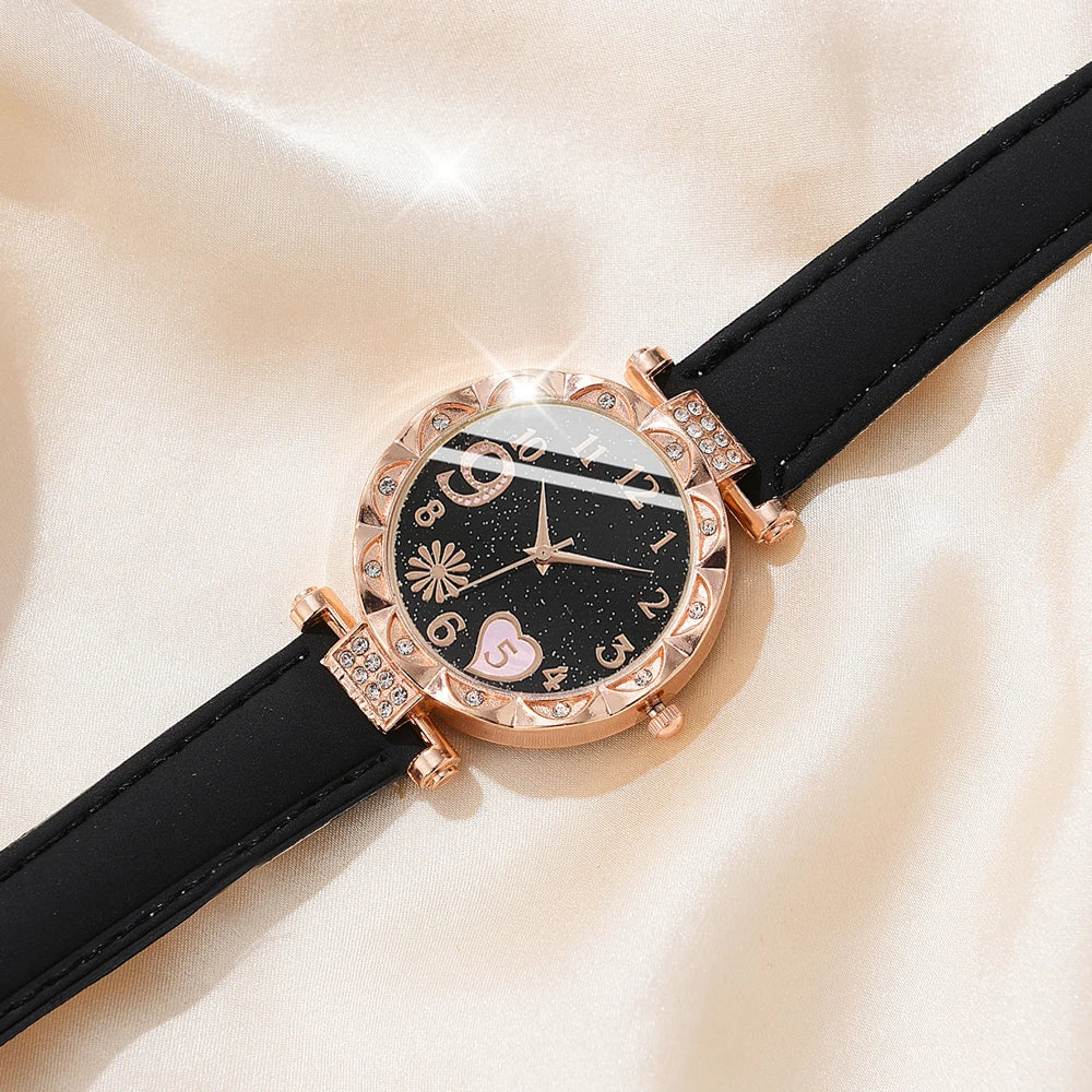 ZYREL AURAVÉ - 6-in-1 Luxury Watch & Bracelet Set women's jewelry