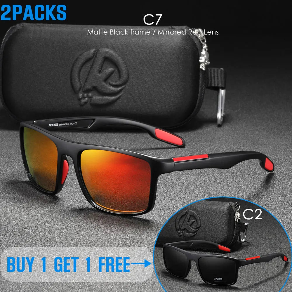 ZYREL KDEAM - Classic Retro Polarized Sunglasses UV400 Protection Unisex