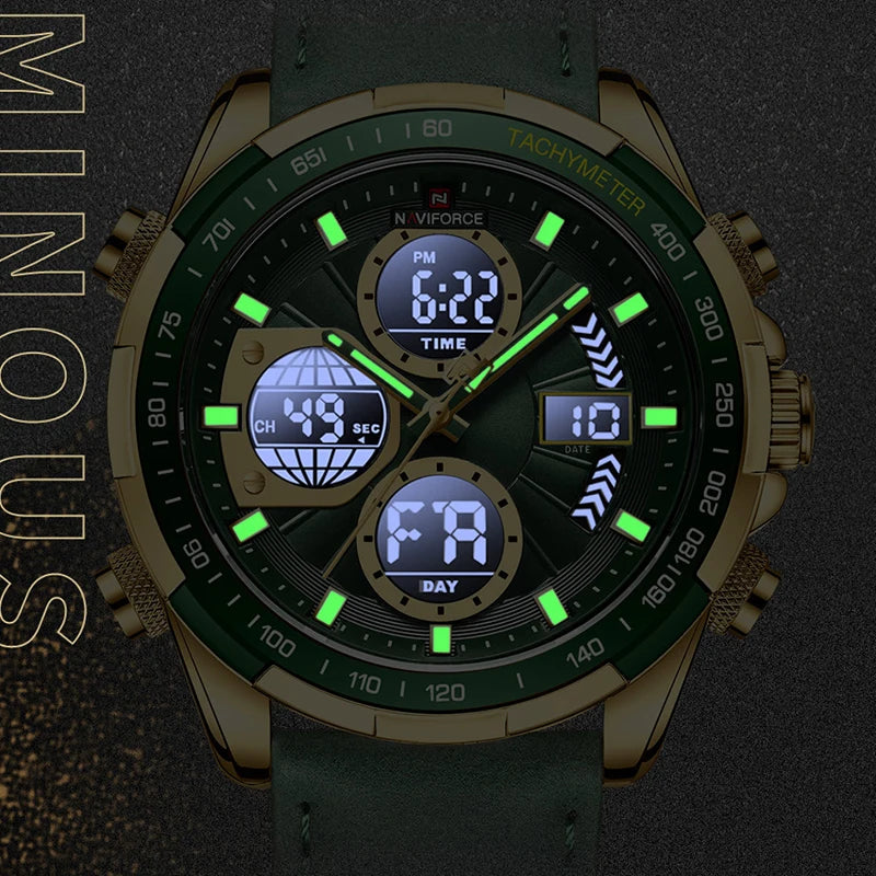 ZYREL NAVIFORCE - Commander Chronograph Military Sport Aesthetic with Executive Finish