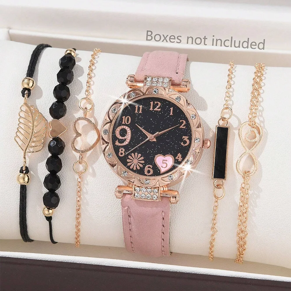 ZYREL AURAVÉ - 6-in-1 Luxury Watch & Bracelet Set women's jewelry