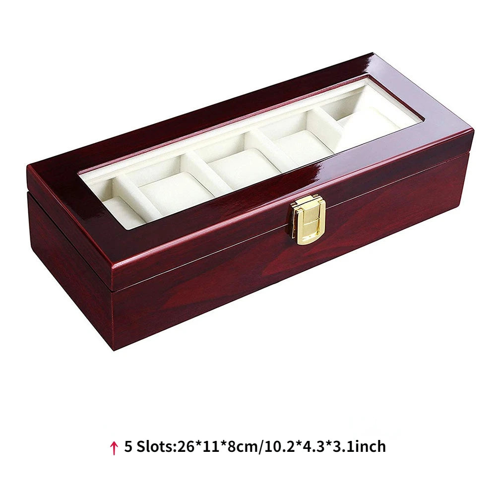 ZYREL - Oakstone Watch Organizer box unisex 1/2/3/5/6/10/12 for lovers of collecting time
