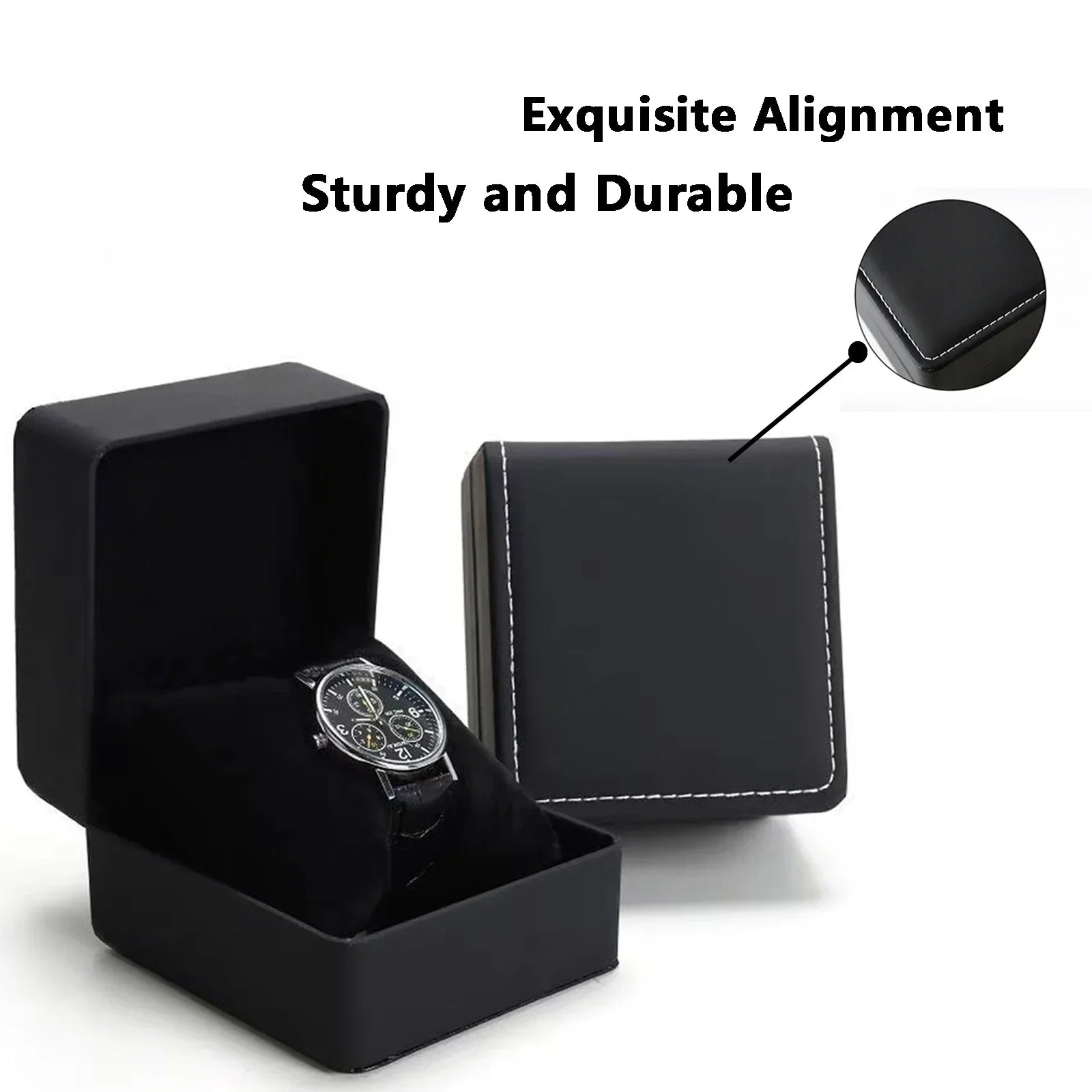 ZYREL - Premium Leather Watch Display Box PU