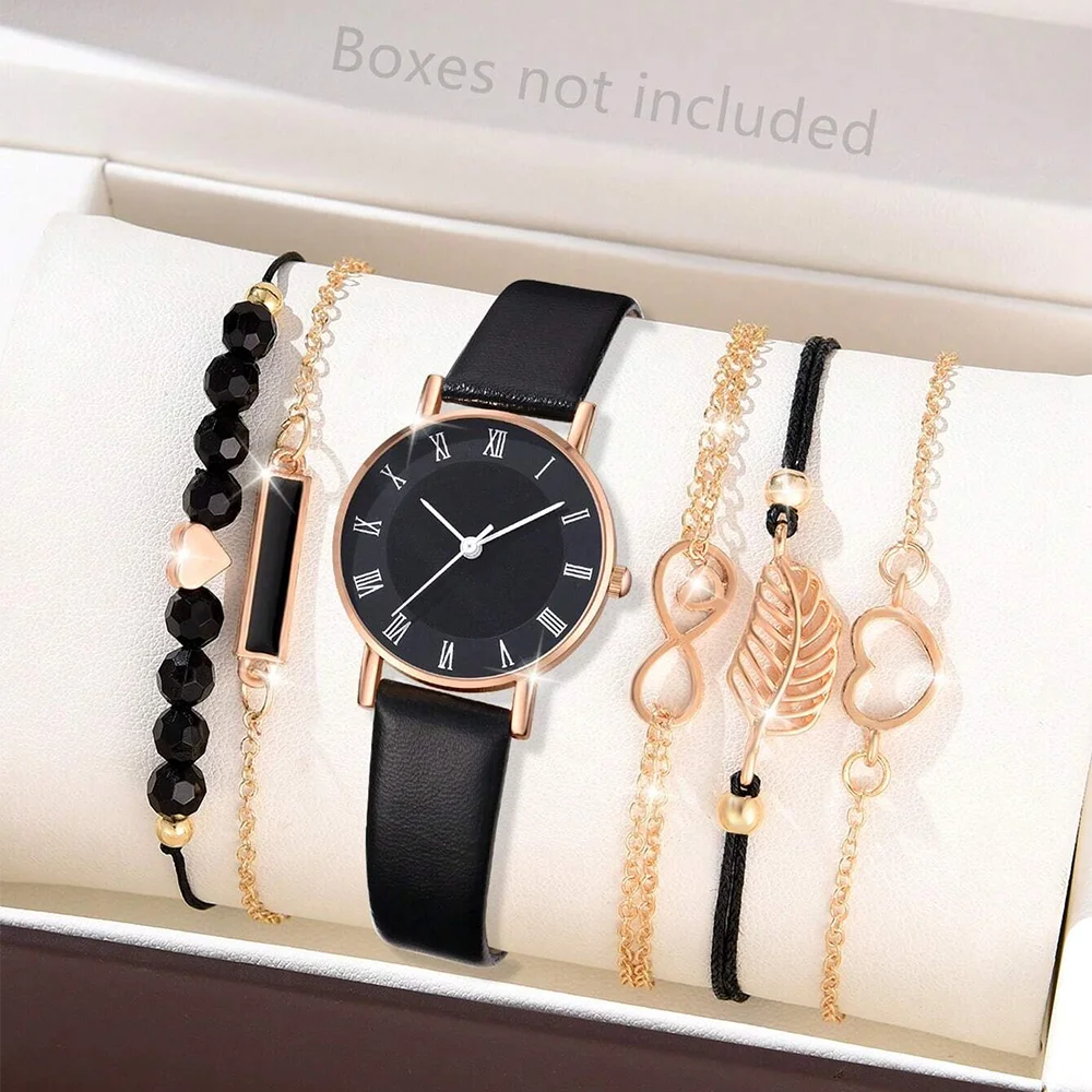 ZYREL AURAVÉ - 6-in-1 Luxury Watch & Bracelet Set women's jewelry