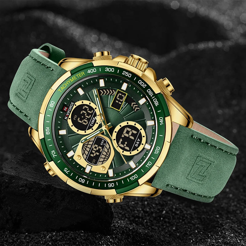 ZYREL NAVIFORCE - Commander Chronograph Military Sport Aesthetic with Executive Finish