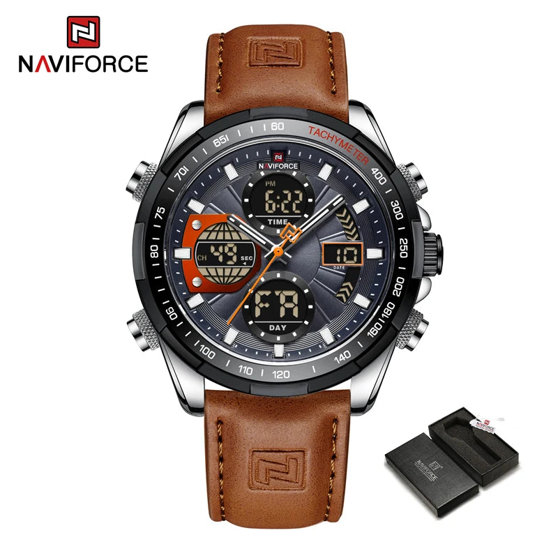 ZYREL NAVIFORCE - Commander Chronograph Military Sport Aesthetic with Executive Finish