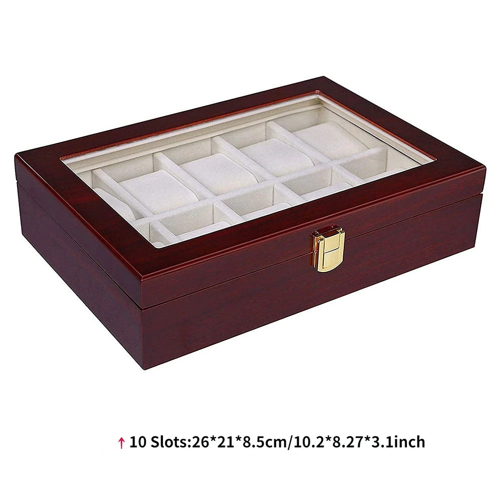 ZYREL - Oakstone Watch Organizer box unisex 1/2/3/5/6/10/12 for lovers of collecting time