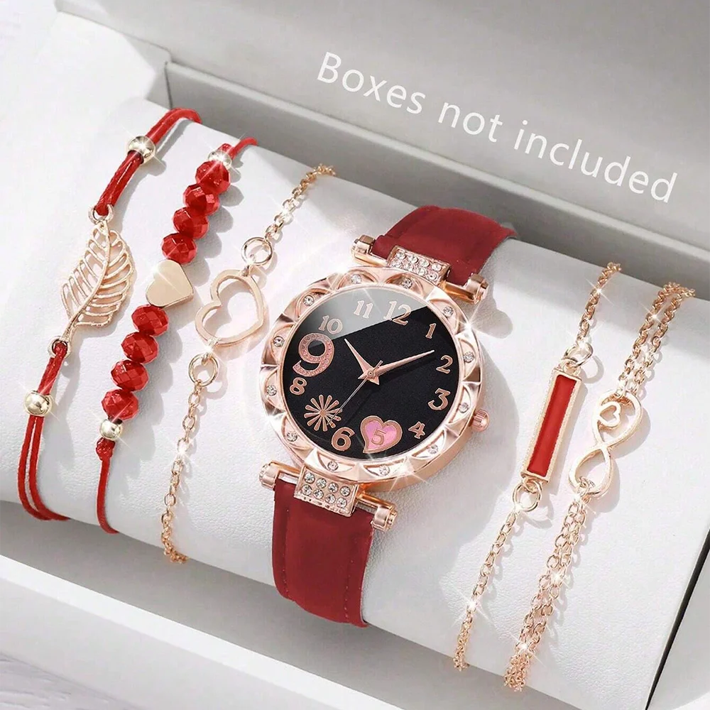 ZYREL AURAVÉ - 6-in-1 Luxury Watch & Bracelet Set women's jewelry