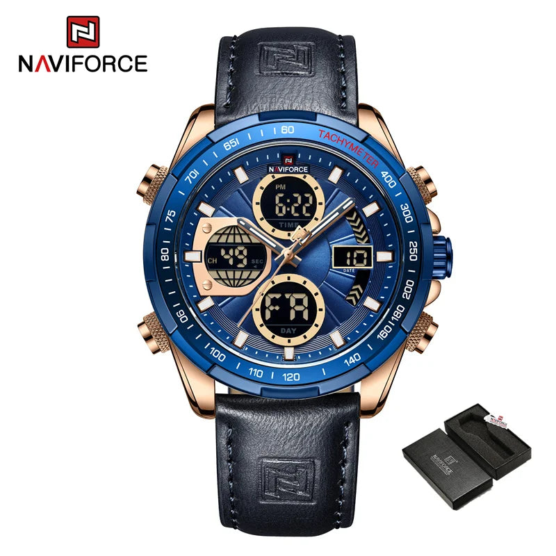 ZYREL NAVIFORCE - Commander Chronograph Military Sport Aesthetic with Executive Finish