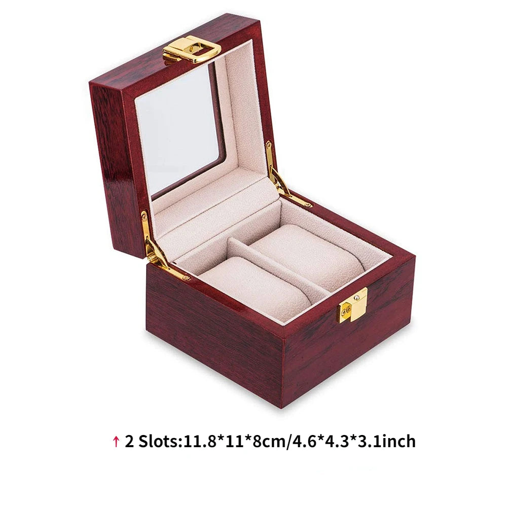 ZYREL - Oakstone Watch Organizer box unisex 1/2/3/5/6/10/12 for lovers of collecting time