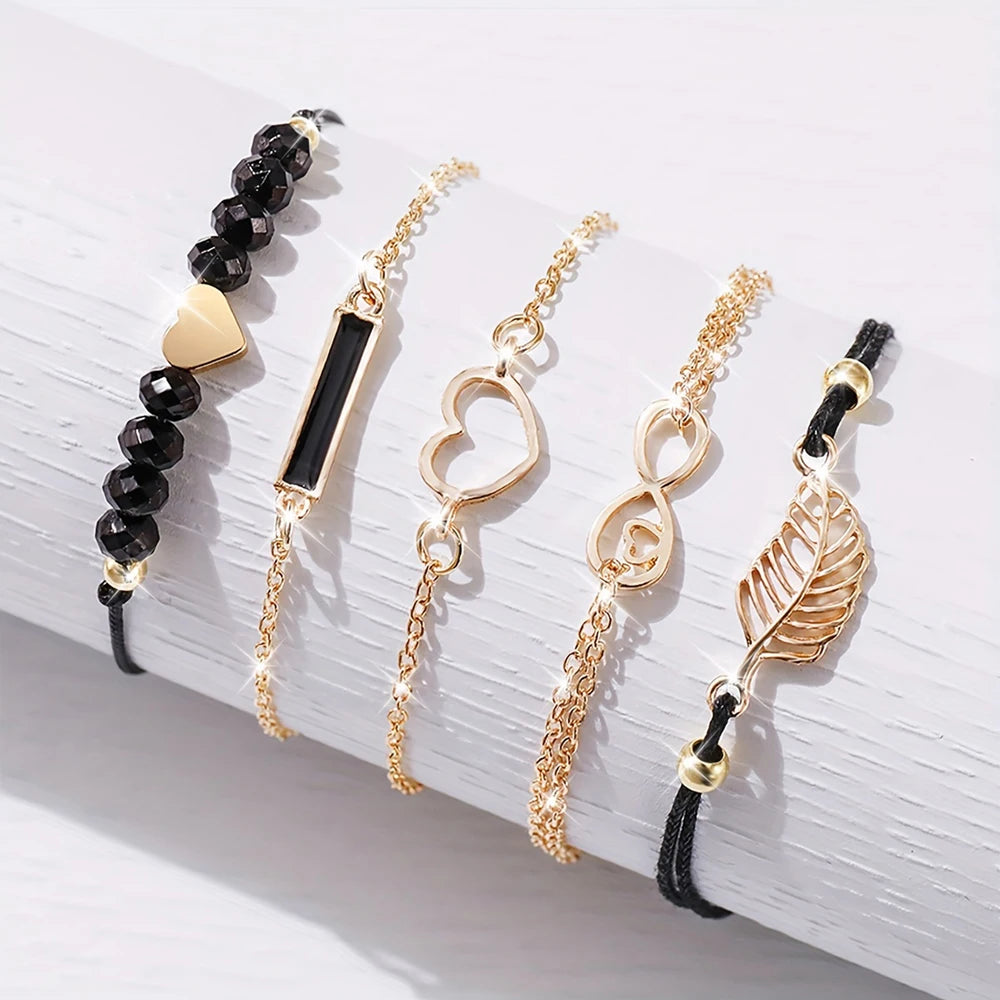 ZYREL AURAVÉ - 6-in-1 Luxury Watch & Bracelet Set women's jewelry
