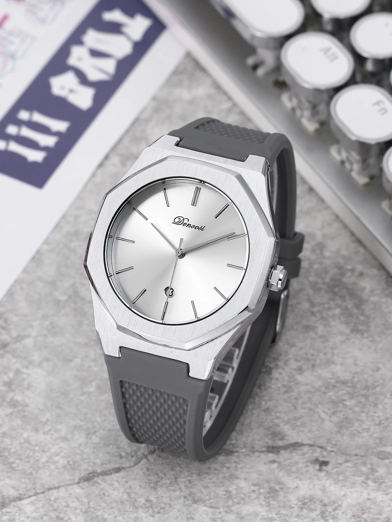 Stride Quartz: Waterproof Casual Watch for Men