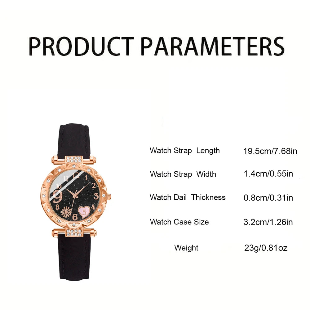 ZYREL AURAVÉ - 6-in-1 Luxury Watch & Bracelet Set women's jewelry