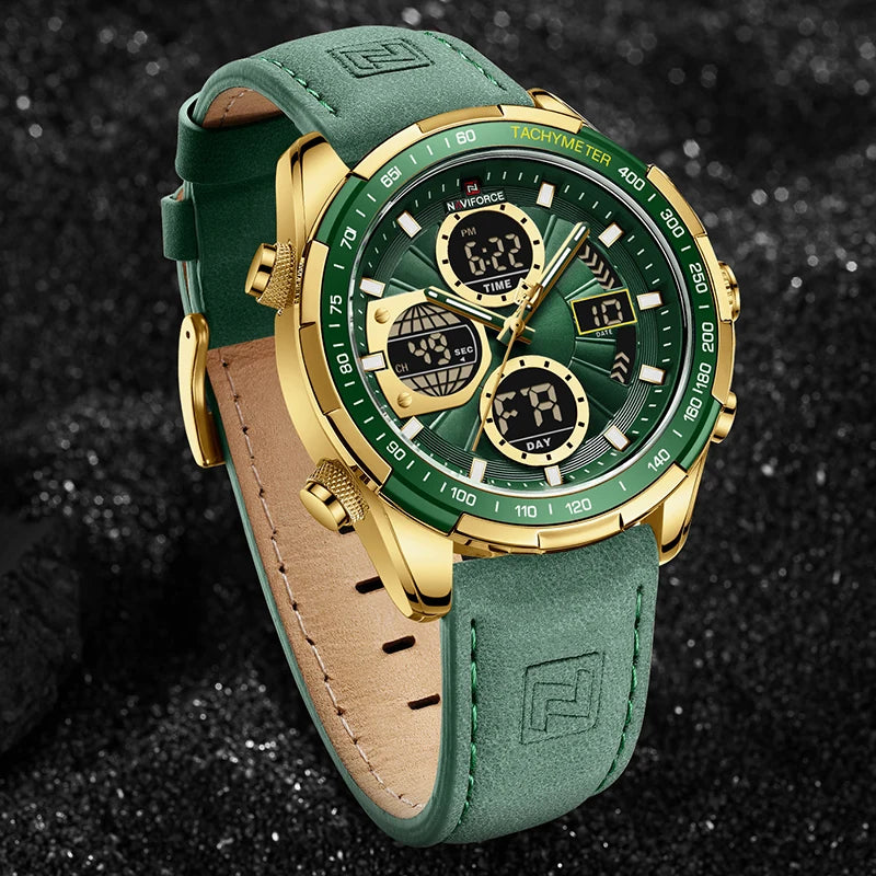 ZYREL NAVIFORCE - Commander Chronograph Military Sport Aesthetic with Executive Finish