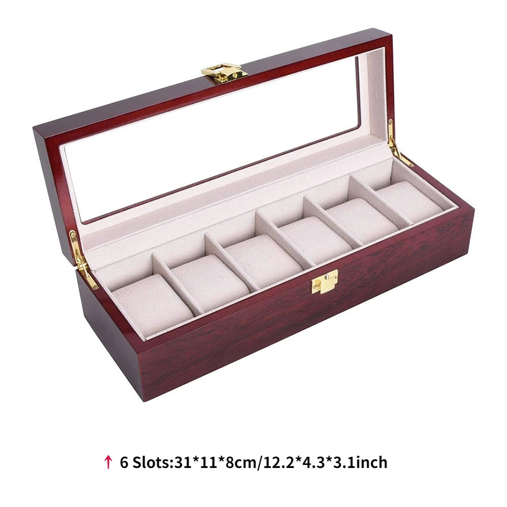 ZYREL - Oakstone Watch Organizer box unisex 1/2/3/5/6/10/12 for lovers of collecting time