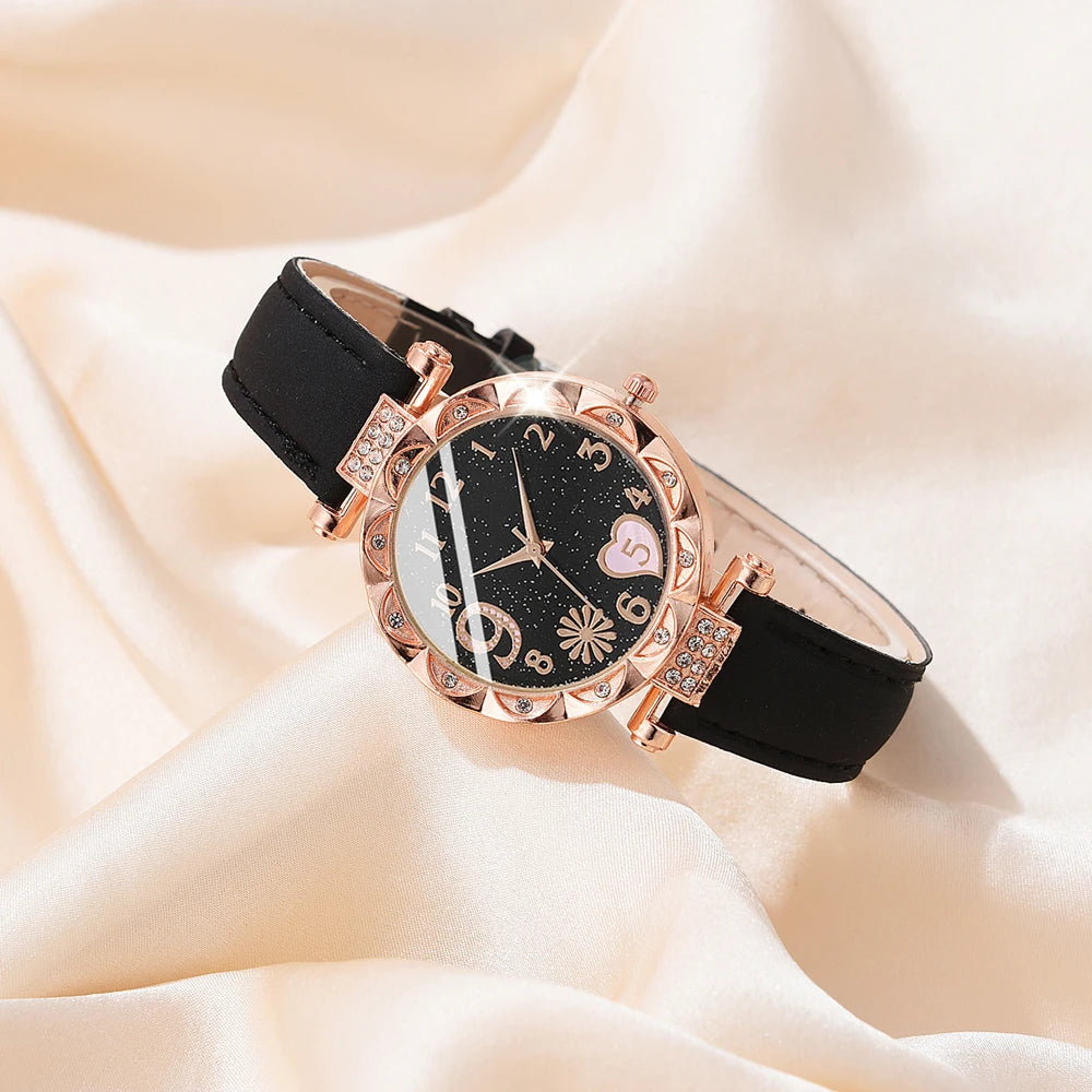ZYREL AURAVÉ - 6-in-1 Luxury Watch & Bracelet Set women's jewelry