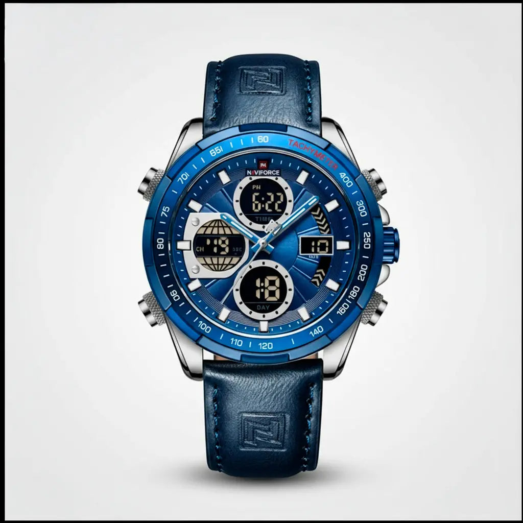 ZYREL NAVIFORCE - Commander Chronograph Military Sport Aesthetic with Executive Finish