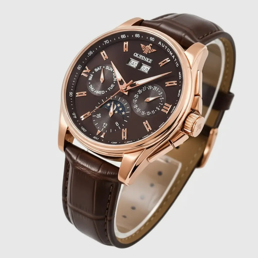 ZYREL OUPINKE - men's watch Waterproof Sapphire Mirror Luxury automatic